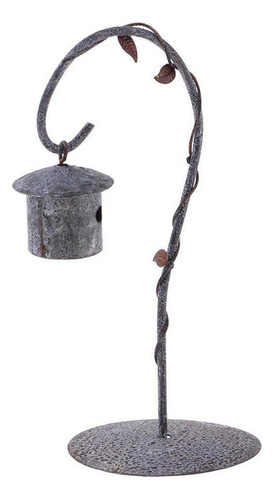 Mini Modelo De Jaula De Pájaros Con Soporte De Pies Para