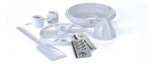 Procesadora Con Vaso Hometech Blanco