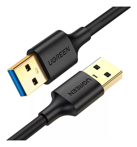 Cabo De Dados Us128 Usb 3.0 Para Usb 3.0 1m Preto Ugreen