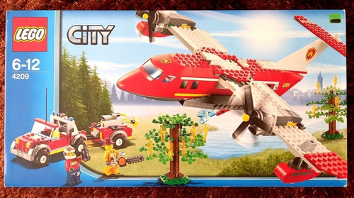 Lego 4209 Avion Bomberos Nuevo Sellado Entrega Inmediata