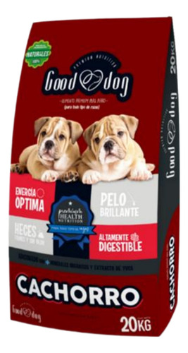 Croquetas Good Dog 20kg Perro Cachorro Razas Medianas