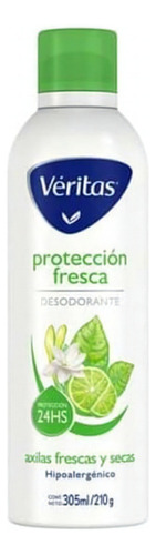 Desodorante Veritas Protección Fresca Hipoalergénico 305ml