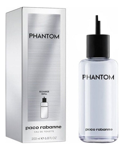 Paco Rabanne Phantom Recharge Refill Edt 200ml Hombre