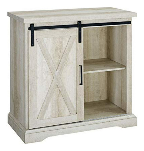 We Furniture Azf32alxdwo Buffet, 32  , Roble Blanco.