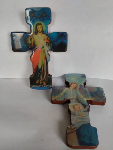 Cruz De Santos Madera, Jesús Misericordia, Ángel De La Guard