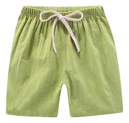 Bonitos Pantalones Cortos Deportivos De Lino Para Niños Y Ni