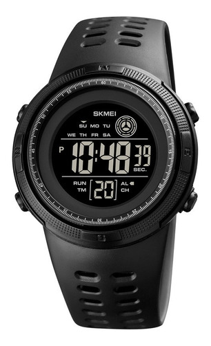 Reloj Deportivo Digital Dama Skmei 1773 Negro Pantalla Negra