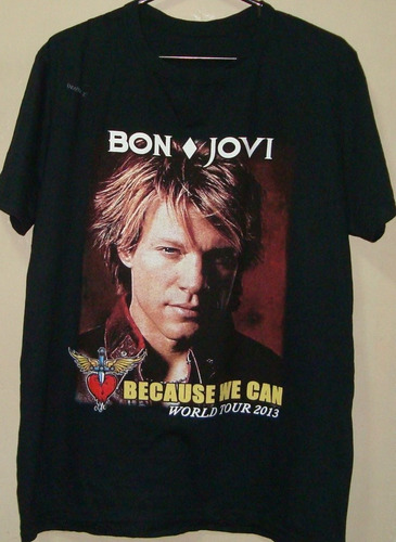 Polo Bon Jovi M Original Importado