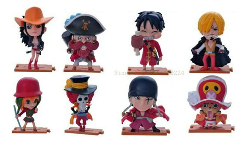 Figura One Piece Anime Set Muñeco Luffy Coleccion Saga Zeta