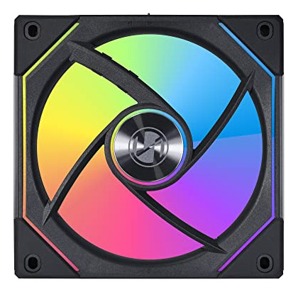 Fan Lian Li Uni Sl-infinity 120 Rgb, Paquete Triple Negro Co