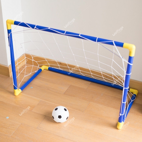 Imagen 4 de 10 de Pelota De Futbol Juego Arco Con Red Y Accesorios De Juguete