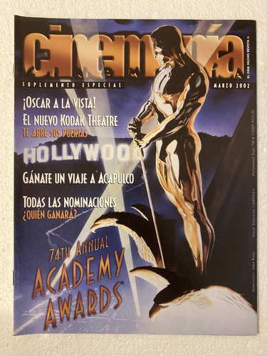 Revista Cinemania Suplemento Especial 2002 Entrega Del Oscar (Usado)