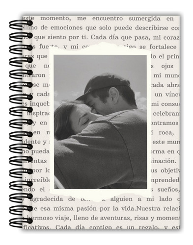 Cuaderno 100 117 Citas Para Pareja / Personalizado / Collage