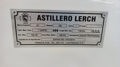 Imagen 7 de 20 de Lancha Lerch Gt180 Open Full C/ Honda Bf90 Hp 4t Full 0hs