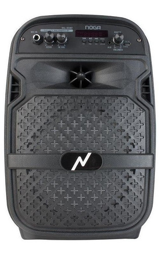 Imagen 4 de 5 de Parlante Noga One Light NGL-400BT con bluetooth negro
