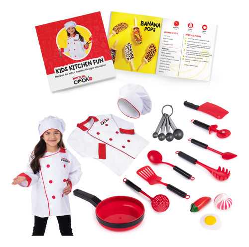 Born Toys Disfraz De Chef Para Nios Con Sombrero De Chef Par
