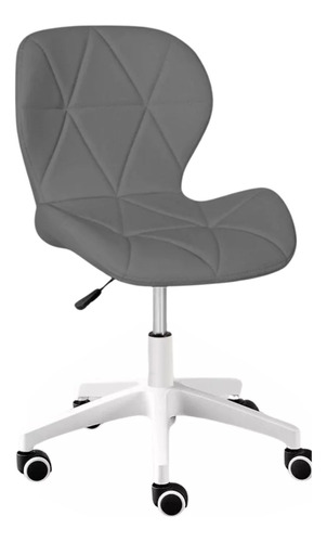 Cadeira Escritorio Slim Diningchair Cinza