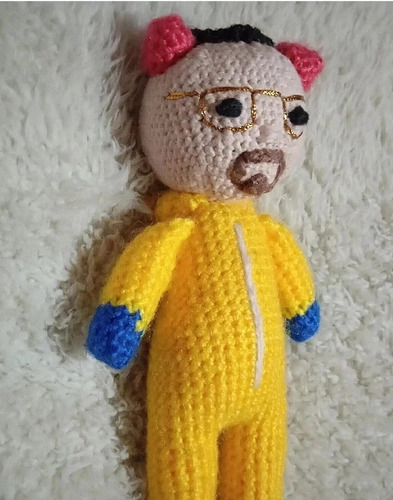 Amigurumi Heisenberg Walter White Breaking Bad Peluche