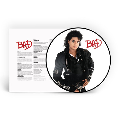 Michael Jackson Bad Vinilo Picture Disc Lp Stock