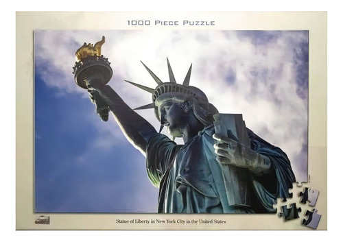 Rompecabezas Estatua De La Libertad, Nueva York 1000 Piezas