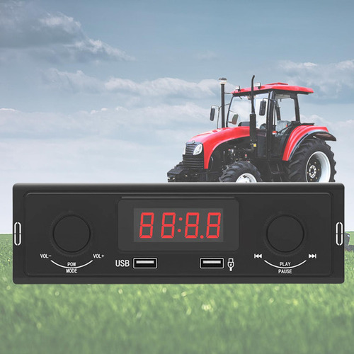 Generic Radio Estéreo Para Coche Bt Doble Puerto Usb