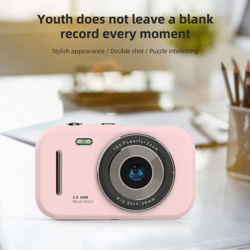Cámara Digital 1080p Para Niños, Vídeo Portátil, 48 Mp, D