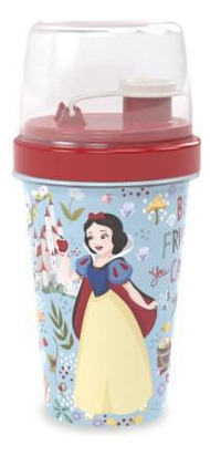Mini Shakeira De Plástico 320 Ml Branca De Neve Plasutil