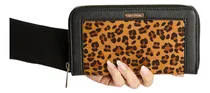 Comprar Billetera Contraste Animal Print Camel Accesorios Moda Mujer