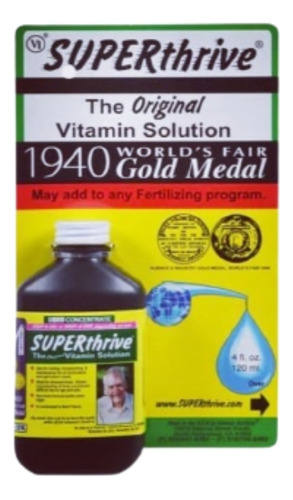 Superthrive Vitaminas Para Plantas Y Orquídeas 4 Fl Oz Imp.