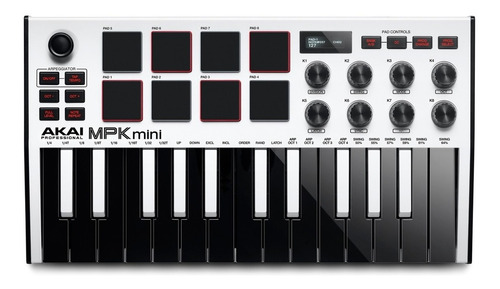 Controlador Midi Akai Mpk Mini Mk3 Teclado Mini Iii 3