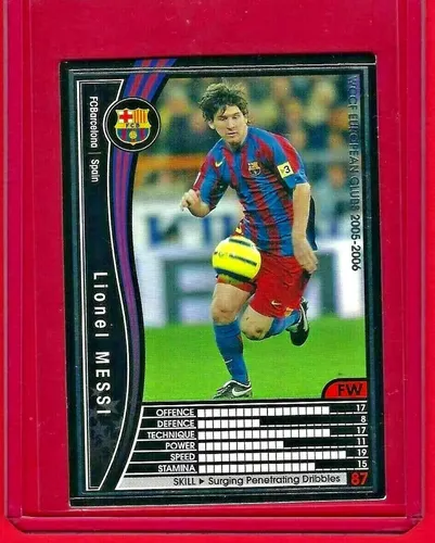 Carta Lionel Messi Barcelona 2005-06 Panini Wccf Euro Clubs