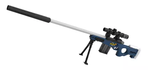 VG Kid's Rifle de ametralladora de juguete SMG realista con alcance, luces  intermitentes y sonidos de juguete de simulación