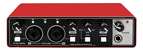 Bulaned Interfaz Audio Usb Tarjeta Sonido Interfaz Audio Usb