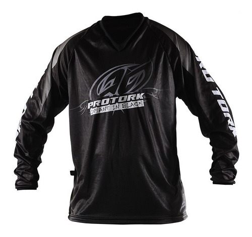 Remera Motocross Insane In Black Pro Tork Infantil Sportbay