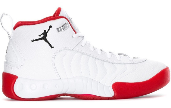 tenis jordan blancos con rojo