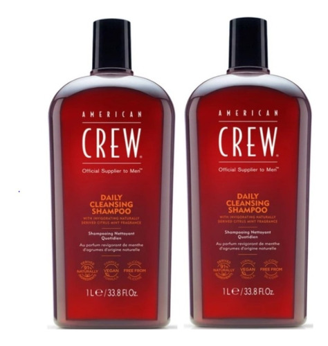 Duo Shampoo Daily Cleansing American Crew 1000ml