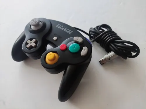 Control Original Para Nintendo Gamecube Color Negro (Usado)