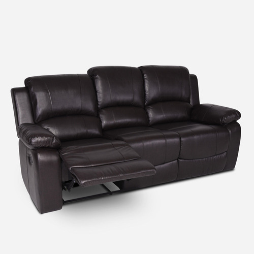 Sofa Andalucia Reclinable 3 Cuerpos Chocolate Cic