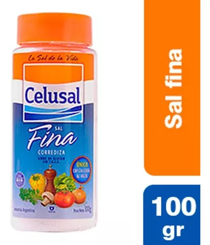 Celusal Sal fina corrediza Salero · 500gr • Espigas