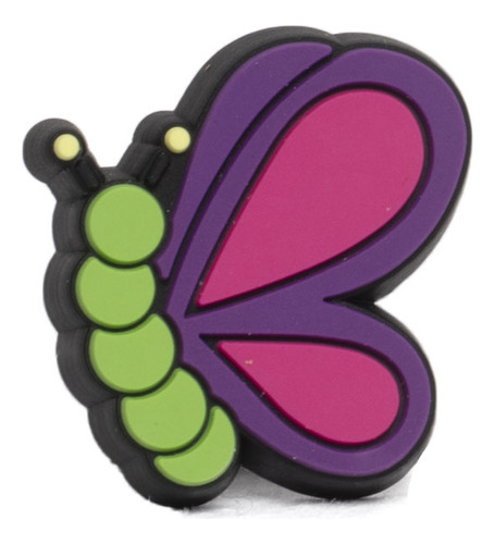 Jibbitz Crocs Colorful Butterfly Unisex Moda Violeta