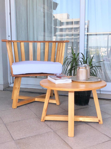 Sillon Gervasoni Apto Jardin Almohadon + Mesa Ratona + Cuota