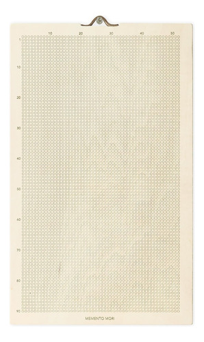 Weekminder Life Calendar De Madera 90 Years In Weeks Poster