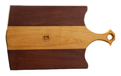 Tabla De Madera Para Picar Con Mango 50x29 Cm