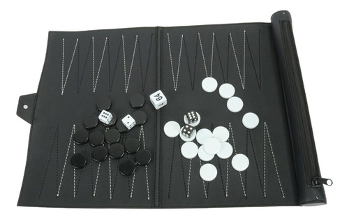 Classic Portable Family Pu Leather Roll-up Tournament