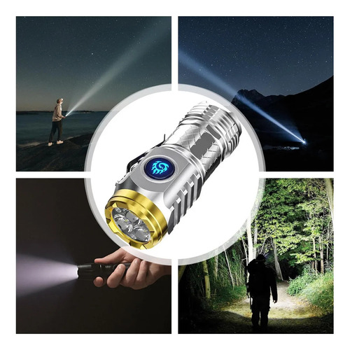 Linterna Led De Bolsillo Linterna Para Acampar Linterna De B