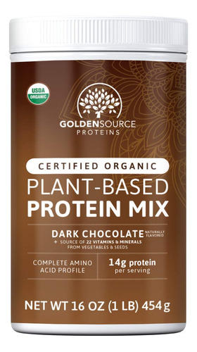 Goldensource Proteins, Protena Orgnica A Base De Plantas, Ch