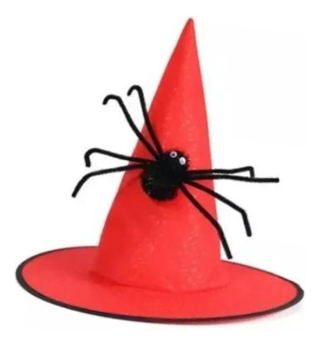 Gorro Sombrero Disfraz Bruja Halloween Araña Cosplay