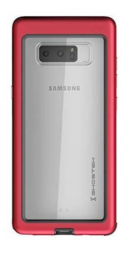 Funda Transparente Ghostek Orilla Roja Para Galaxy Note 8