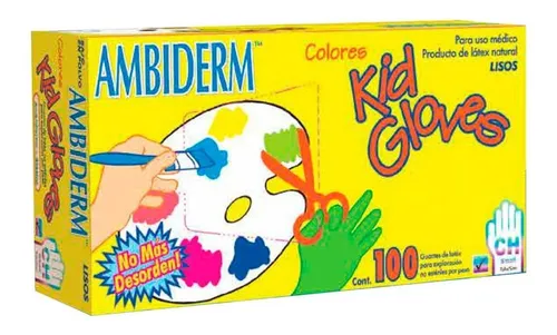comprar Guantes Desechables Kid Gloves Ambiderm 100 Pzas