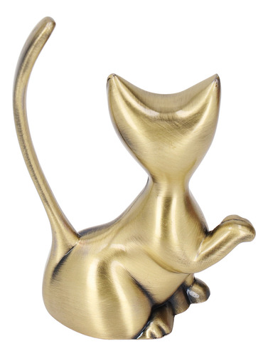 Soporte Para Anillos Cat God, Diseño De Gato, Aleación De Zi